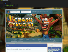 Tablet Screenshot of crashfanclub.gportal.hu