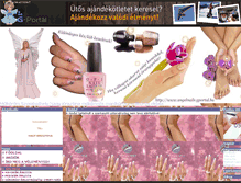 Tablet Screenshot of angelnails.gportal.hu