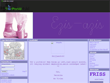Tablet Screenshot of ezis-azis.gportal.hu