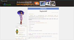 Desktop Screenshot of animegirl-e.gportal.hu