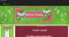 Desktop Screenshot of bobitaovoda.gportal.hu