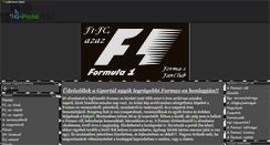 Desktop Screenshot of f1-fc.gportal.hu