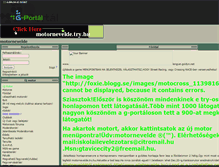 Tablet Screenshot of motornevelde.gportal.hu