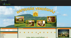 Desktop Screenshot of napsugarvendeghaz.gportal.hu