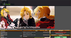 Desktop Screenshot of ohmyanime.gportal.hu