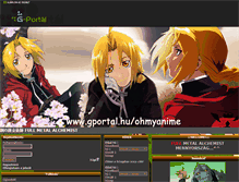 Tablet Screenshot of ohmyanime.gportal.hu