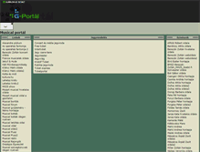 Tablet Screenshot of musicalportal.gportal.hu