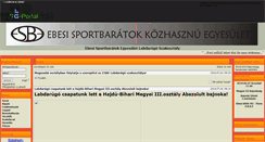 Desktop Screenshot of ebesibsk.gportal.hu