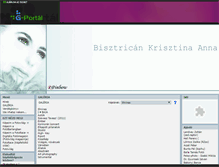 Tablet Screenshot of bisztikriszti.gportal.hu