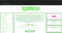Desktop Screenshot of lyvicseni.gportal.hu