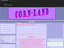 Tablet Screenshot of corn-land.gportal.hu
