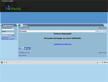 Tablet Screenshot of nadasiveronika.gportal.hu