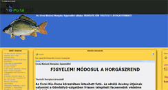 Desktop Screenshot of ercsihe.gportal.hu