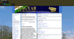 Desktop Screenshot of magyartudastar.gportal.hu