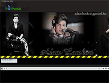 Tablet Screenshot of adamlambert.gportal.hu