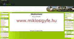 Desktop Screenshot of miklosigyfe.gportal.hu