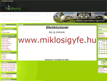 Tablet Screenshot of miklosigyfe.gportal.hu
