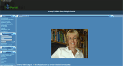 Desktop Screenshot of kineziologiaportal.gportal.hu
