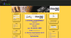 Desktop Screenshot of gitarodu.gportal.hu