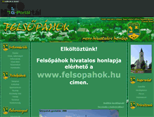 Tablet Screenshot of felsopahok.gportal.hu