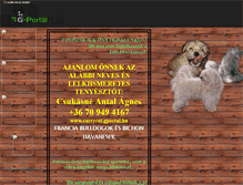 Tablet Screenshot of my-social-dogs.gportal.hu