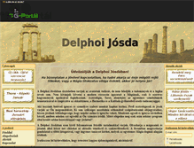 Tablet Screenshot of delfoijosda.gportal.hu