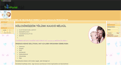 Desktop Screenshot of kolcsonzo.gportal.hu