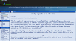 Desktop Screenshot of antiszekta.gportal.hu