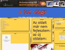 Tablet Screenshot of focipeti.gportal.hu