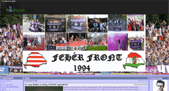 Desktop Screenshot of feherfront1994.gportal.hu