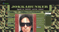 Desktop Screenshot of jokkabunker.gportal.hu