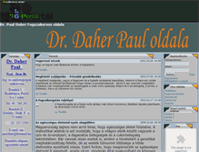 Tablet Screenshot of drpaul.gportal.hu