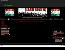 Tablet Screenshot of claretboys.gportal.hu