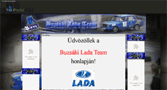 Desktop Screenshot of buzsakiladateam.gportal.hu