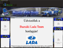 Tablet Screenshot of buzsakiladateam.gportal.hu