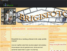 Tablet Screenshot of brigisfoto.gportal.hu