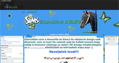 Desktop Screenshot of lovakandsims2.gportal.hu
