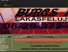 Tablet Screenshot of lakasfelujitasok.gportal.hu