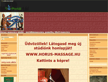 Tablet Screenshot of horuszmasszazsstudio.gportal.hu