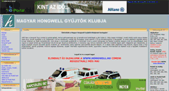 Desktop Screenshot of hongwell.gportal.hu