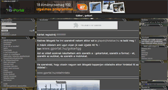 Desktop Screenshot of gokartg.gportal.hu