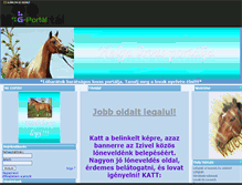 Tablet Screenshot of everyhorses.gportal.hu