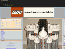Tablet Screenshot of legonet.gportal.hu