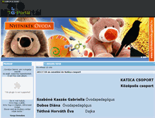 Tablet Screenshot of nyitnikekovoda.gportal.hu