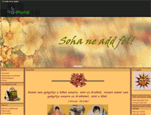 Tablet Screenshot of manyi.gportal.hu
