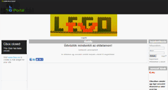 Desktop Screenshot of legotv.gportal.hu