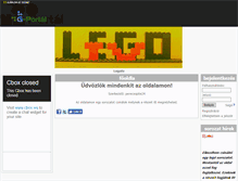 Tablet Screenshot of legotv.gportal.hu