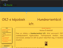 Tablet Screenshot of kepzesek.gportal.hu