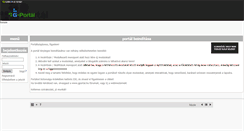Desktop Screenshot of forum.gportal.hu