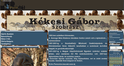 Desktop Screenshot of kekesi-szobrasz.gportal.hu